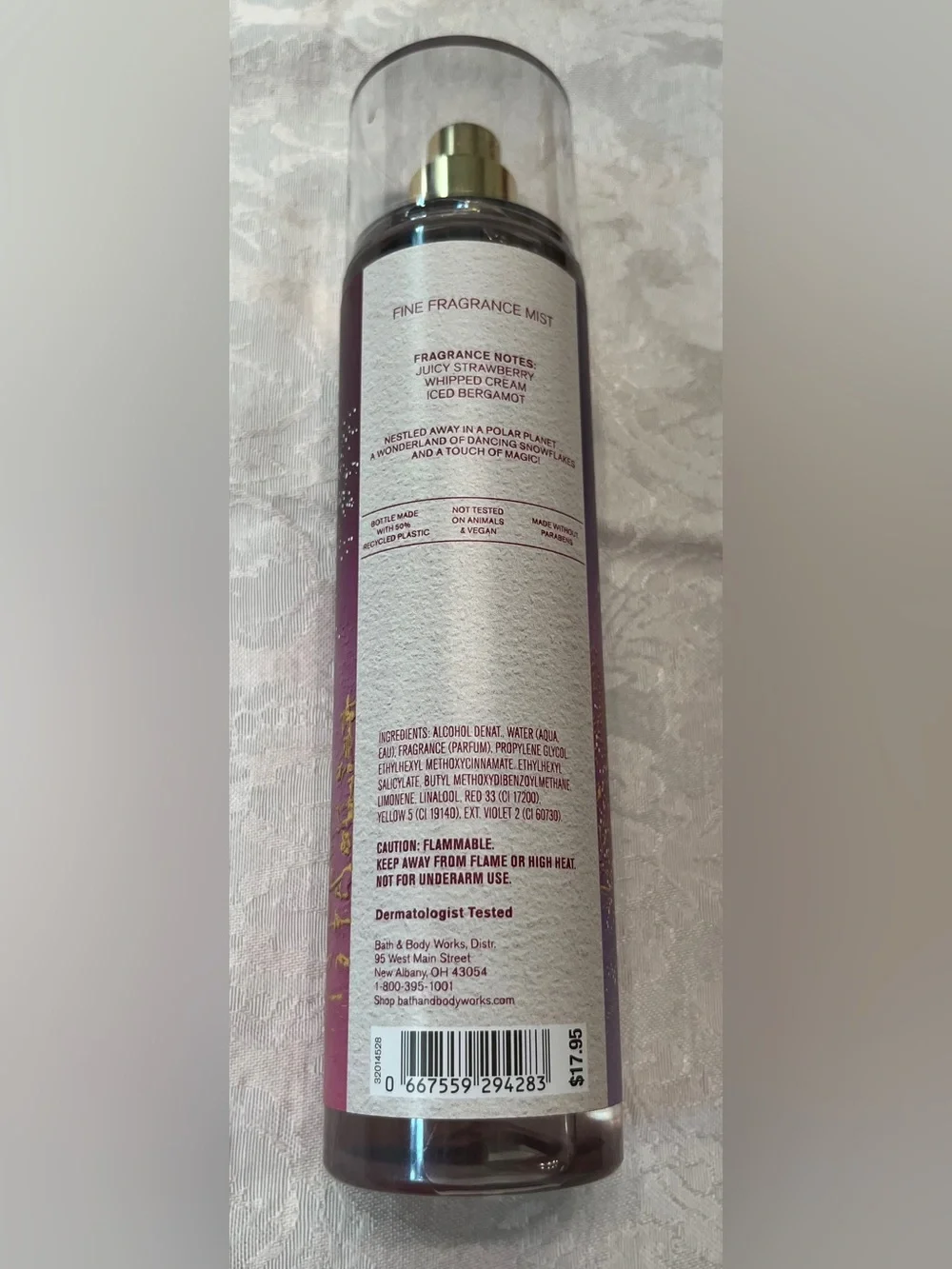 Bath & Body Works Strawberry Snowflakes Fine Fragrance Mist